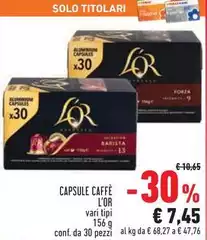 L'or espresso - Capsule Caffè L'or espresso - Capsule Caffè