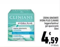 Clinians - Crema Idratante Hydra Plus Clinians - Crema Idratante Hydra Plus