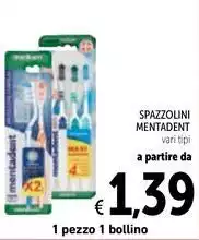 Mentadent - Spazzolini