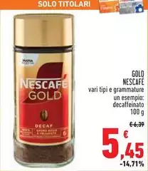 Nescafé - Gold Nescafé - Gold