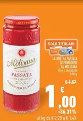 La Molisana - La Nostra Passata Di Pomodoro La Molisana - La Nostra Passata Di Pomodoro
