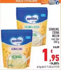 Mellin - Semolino, Crema Mellin - Semolino, Crema