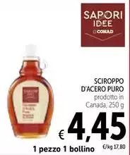 Sapori - Sciroppo D'Acero Puro Sapori - Sciroppo D'Acero Puro