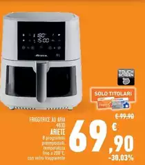 Ariete - Friggitrice Ad Aria 4630 Ariete - Friggitrice Ad Aria 4630