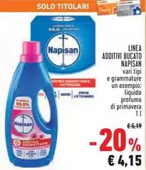 Napisan - Linea Additivi Bucato Napisan - Linea Additivi Bucato