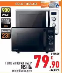 Toshiba - Forno Microonde Ag23p Toshiba - Forno Microonde Ag23p