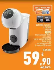 Krups - Macchina Da Caffe A Capsule Krups - Macchina Da Caffe A Capsule