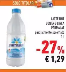 Parmalat - Latte UHT Bontà E Linea Parmalat - Latte UHT Bontà E Linea