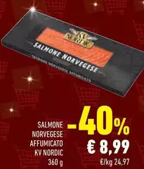 Kv nordic - Salmone Norvegese Affumicato Kv nordic - Salmone Norvegese Affumicato