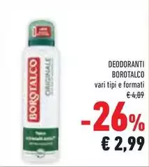 Borotalco - Deodoranti