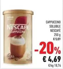Nescafé - Cappuccino Solubile Nescafé - Cappuccino Solubile