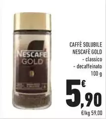Nescafé - Caffè Solubile Gold Nescafé - Caffè Solubile Gold