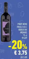 Pinot Nero - Friuli D.O.C. Borgo Dai Morars Pinot Nero - Friuli D.O.C. Borgo Dai Morars