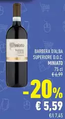 Miniato - Barbera D'alba Superiore D.O.C. Miniato - Barbera D'alba Superiore D.O.C.