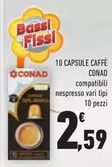 Bassi - 10 Capsule Caffè Bassi - 10 Capsule Caffè