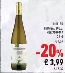 Mezzacorona - Müller Thurgau D.O.C. Mezzacorona - Müller Thurgau D.O.C.