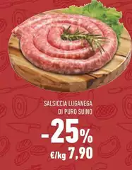 Puro - Salsiccia Luganega Di Suino Puro - Salsiccia Luganega Di Suino