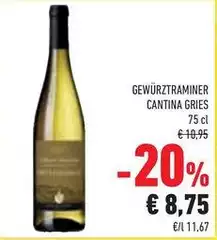 Cantina Gries - Gewürztraminer Cantina Gries - Gewürztraminer