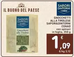 Sapori - Gnocchetti Alla Tirolese &Dintorni Sapori - Gnocchetti Alla Tirolese &Dintorni