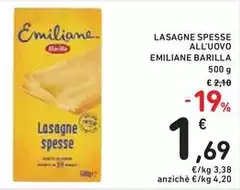 Barilla - Lasagne Spesse All'Uovo Emiliane Barilla - Lasagne Spesse All'Uovo Emiliane