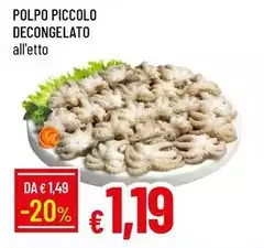 Piccolo - Polpo Decongelato Piccolo - Polpo Decongelato