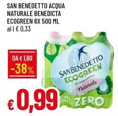 San Benedetto - Acqua Naturale Benedicta Ecogreen San Benedetto - Acqua Naturale Benedicta Ecogreen