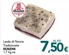 Renzini - Lardo Di Norcia Tradizionale Renzini - Lardo Di Norcia Tradizionale