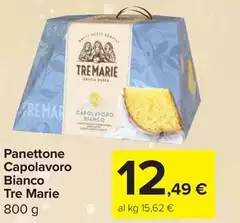 Tre Marie - Panettone Capolavoro Bianco Tre Marie - Panettone Capolavoro Bianco
