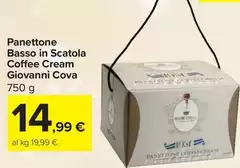 Giovanni cova & c. - Panettone Basso In Scatola Coffee Cream Giovanni cova & c. - Panettone Basso In Scatola Coffee Cream