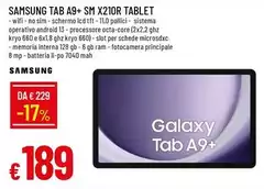 Samsung - Tab A9+ SM X210R Tablet Samsung - Tab A9+ SM X210R Tablet