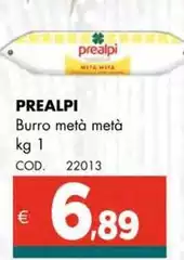 Prealpi - Burro Metà Metà Prealpi - Burro Metà Metà