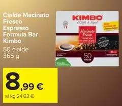 Kimbo - Cialde Macinato Fresco Espresso Formula Bar Kimbo - Cialde Macinato Fresco Espresso Formula Bar
