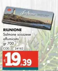 Riunione - Salmone Scozzese Affumicato Riunione - Salmone Scozzese Affumicato