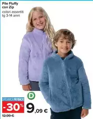 Pile Fluffy Con Zip Pile Fluffy Con Zip