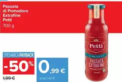 Petti - Passata Di Pomodoro Extrafine Petti - Passata Di Pomodoro Extrafine