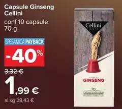 Cellini - Capsule Ginseng Cellini - Capsule Ginseng