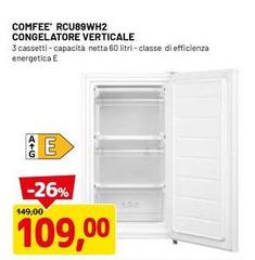 Comfeè - RCU89WH2 Congelatore Verticale