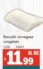 Baccalà Norvegese Congelato Baccalà Norvegese Congelato