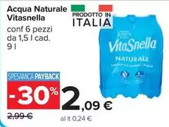 Vitasnella - Acqua Naturale Vitasnella - Acqua Naturale