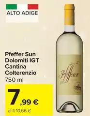 Cantina Colterenzio - Pfeffer Sun Dolomiti IGT Cantina Colterenzio - Pfeffer Sun Dolomiti IGT