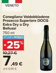 Bellussi - Conegliano Valdobbiadene Prosecco Superiore DOCG Extra Dry O Dry Bellussi - Conegliano Valdobbiadene Prosecco Superiore DOCG Extra Dry O Dry