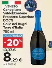 Terre d'Italia - Conegliano Valdobbiadene Prosecco Superiore DOCG Colle Dei Bugni Terre d'Italia - Conegliano Valdobbiadene Prosecco Superiore DOCG Colle Dei Bugni