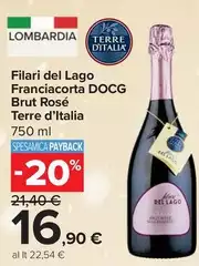 Terre d'Italia - Filari Del Lago Franciacorta DOCG Brut Rosé Terre d'Italia - Filari Del Lago Franciacorta DOCG Brut Rosé