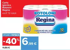Regina - Carta Igienica Rotoloni Regina - Carta Igienica Rotoloni
