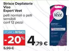 Veet - Strisce Depilatorie Viso Expert Veet - Strisce Depilatorie Viso Expert