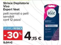 Veet - Strisce Depilatorie Viso Expert Veet - Strisce Depilatorie Viso Expert