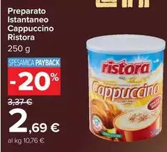 Ristora - Preparato Istantaneo Cappucino Ristora - Preparato Istantaneo Cappucino