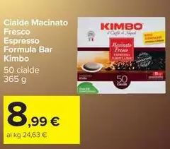 Kimbo - Cialde Macinato Fresco Espresso Formula Bar Kimbo - Cialde Macinato Fresco Espresso Formula Bar