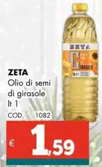Zeta - Olio Di Semi Di Girasole Zeta - Olio Di Semi Di Girasole
