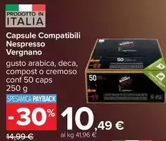 Vergnano - Capsule Compatibili Nespresso Vergnano - Capsule Compatibili Nespresso